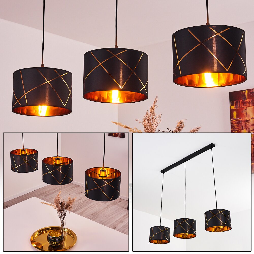 Opatija Pendelbelysning Svart, 3-ljuskällor main product photo