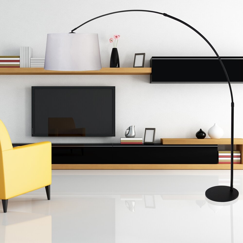 Steinhauer Noir Golvlampa Svart, 1-ljuskällor main product photo