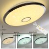 Alar Taklampa LED Krom, Vit, 1-ljuskällor, Fjärrkontroll