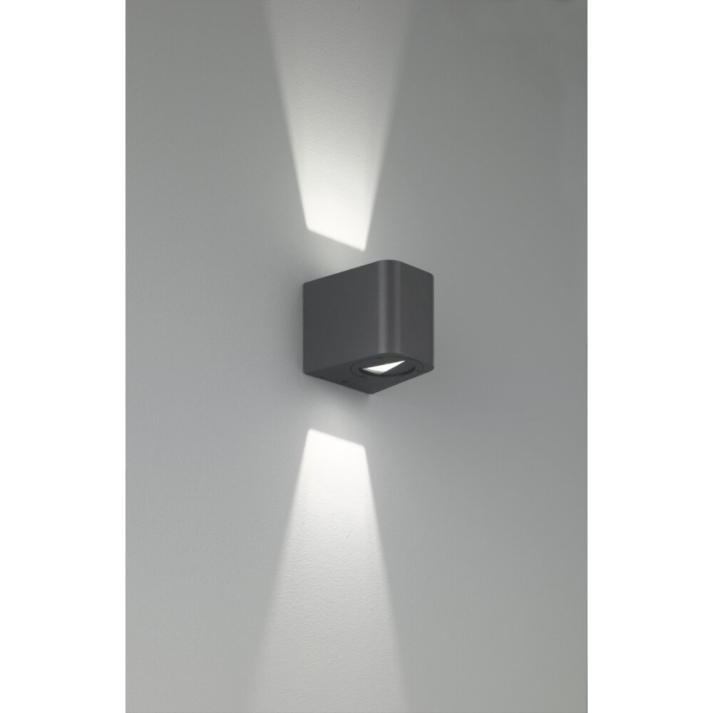 Reality BOGOTA Vägglampa LED Antracit, 2-ljuskällor main product photo
