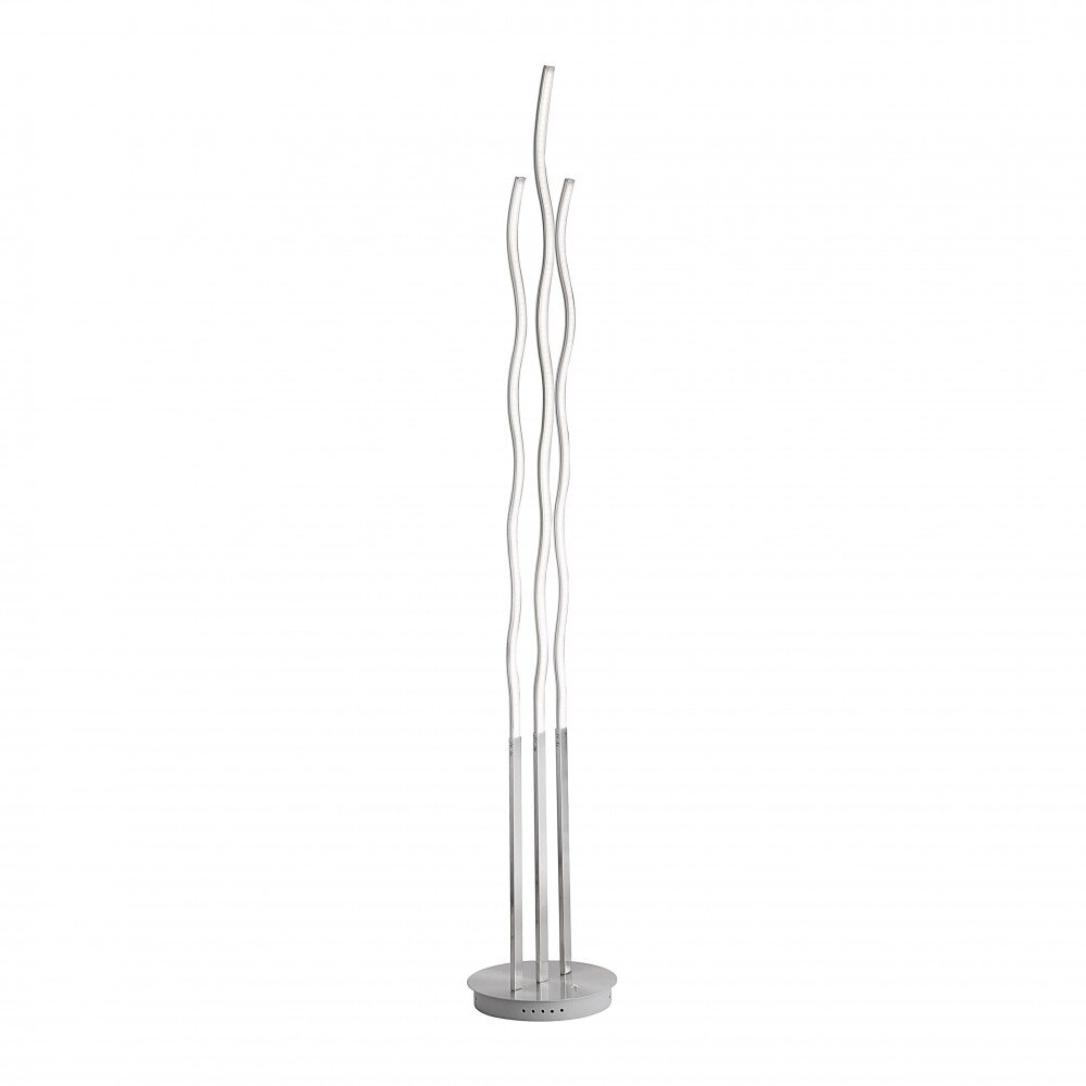 Leuchten Direkt WAVE Golvlampa, Golvlampa LED Rostfritt stål, 3-ljuskällor, Fjärrkontroll main product photo