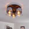 Wichita Taklampa Rökfärger, Svart, 3-ljuskällor