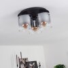 Wichita Taklampa Rökfärger, Svart, 3-ljuskällor