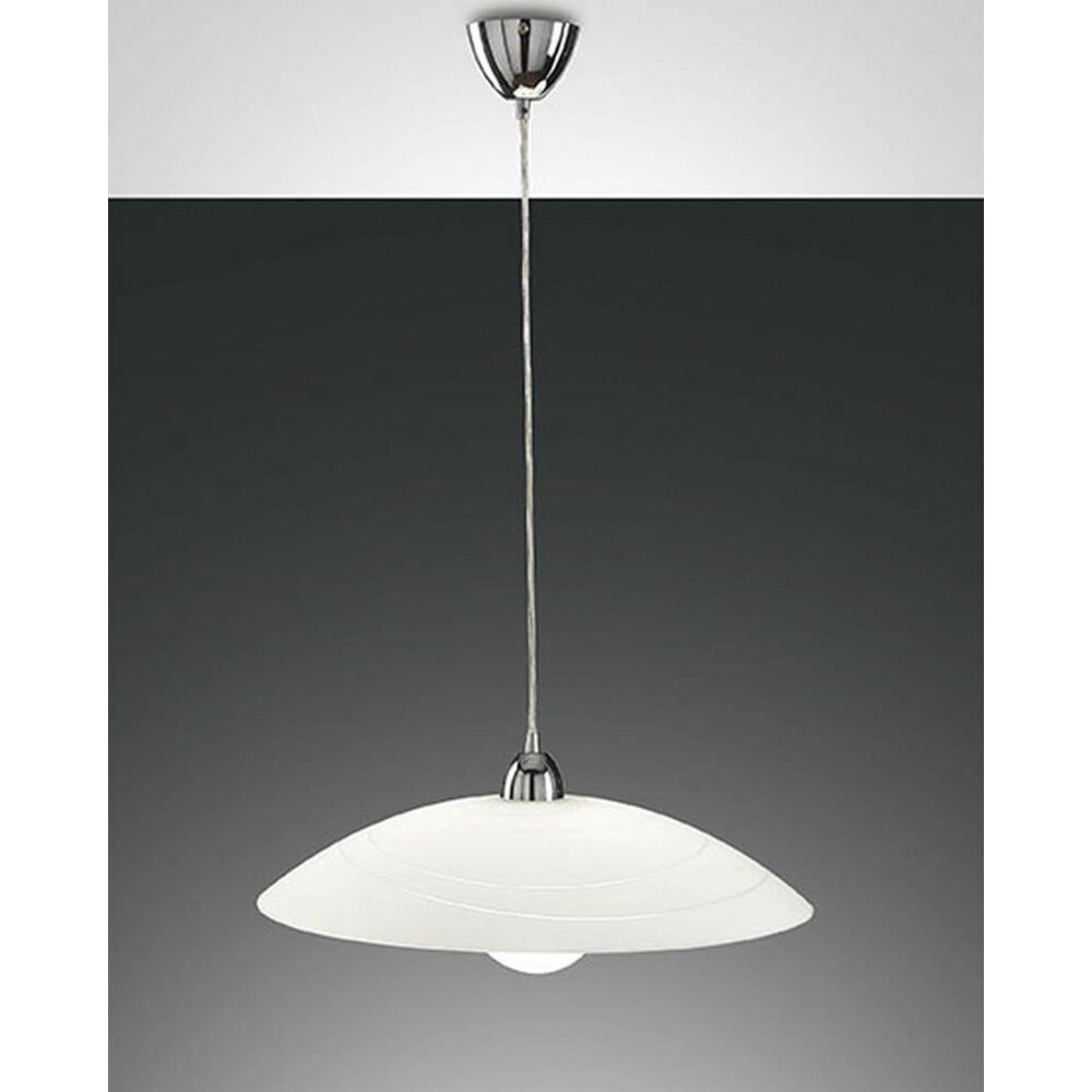 Fabas Luce KENT Pendelbelysning Nickel matt, 1-ljuskällor main product photo
