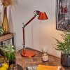 Artemide MICRO Bordslampa, Läslampa Orange, 1-ljuskällor