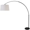 Steinhauer Noir Golvlampa, Båglampor Svart, 1-ljuskällor