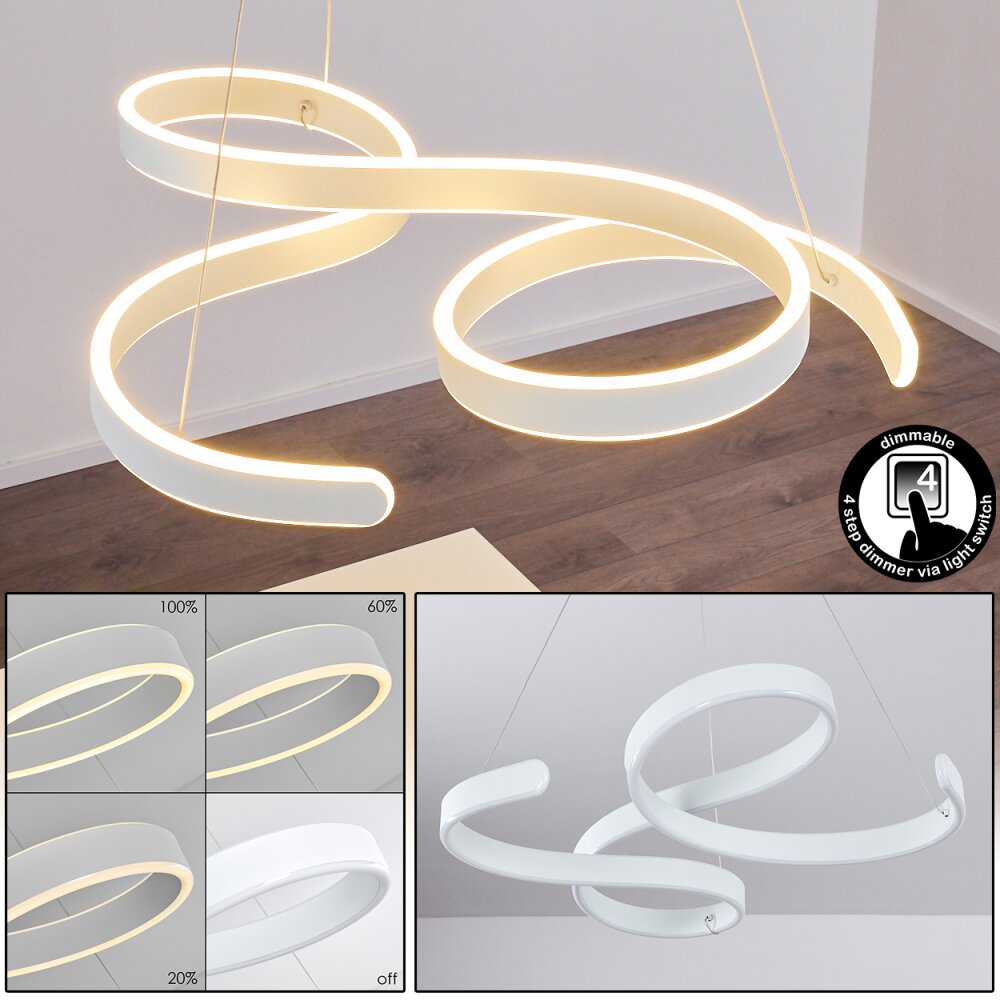 Chippewa Pendelbelysning LED Vit, 1-ljuskällor main product photo