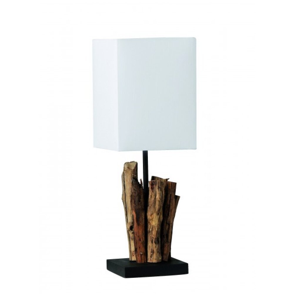 Paul Neuhaus Lampor ABUJA Bordslampa Trä mörkt, 1-ljuskällor main product photo