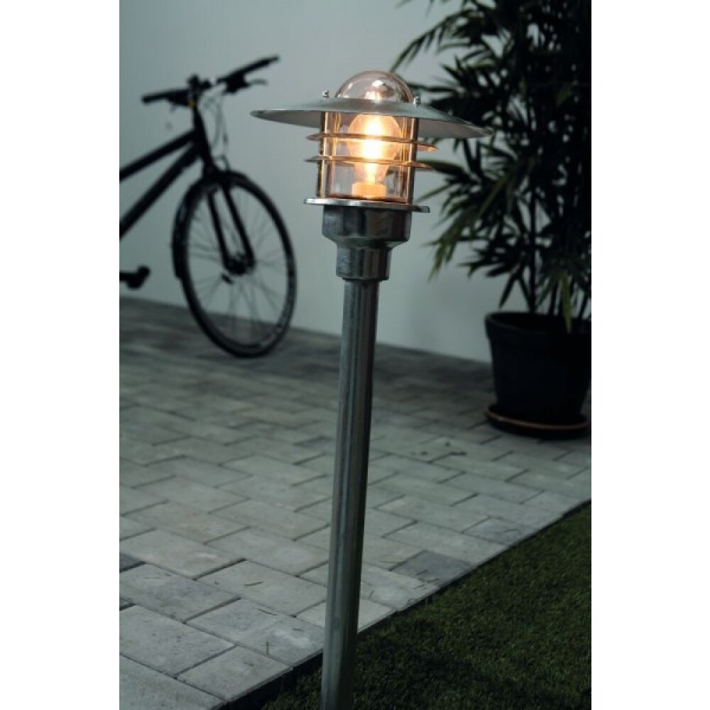 Nordlux AGGER Golvlampa Galvaniserad, 1-ljuskällor main product photo