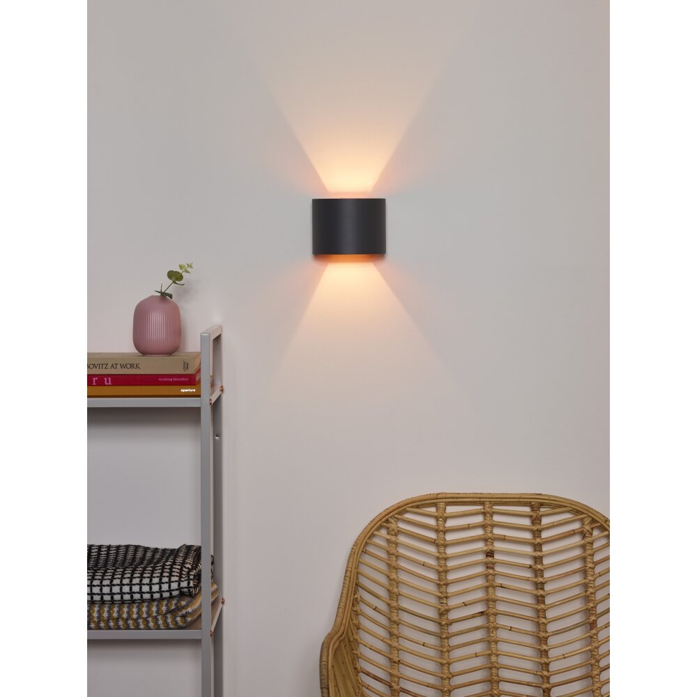 Lucide XIO Vägglampa Grått, 1-ljuskällor main product photo