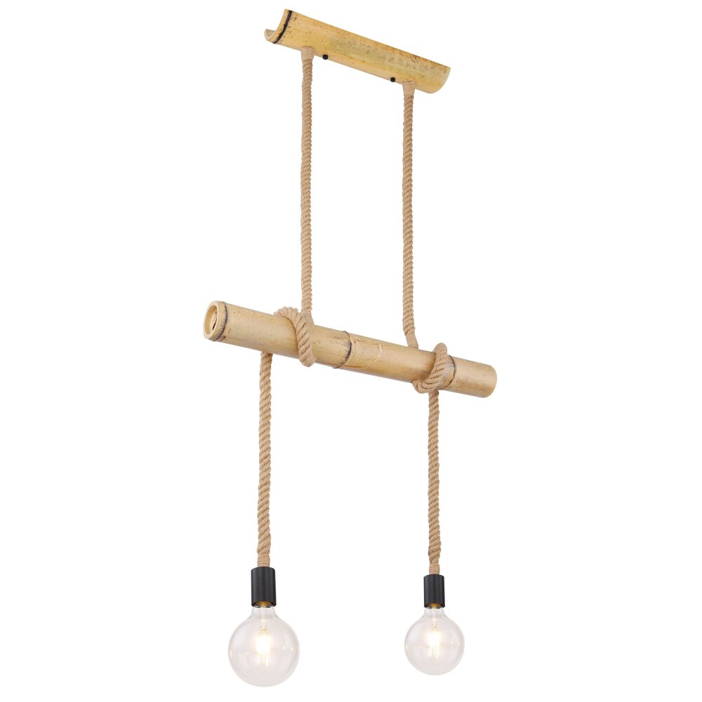 Globo FRAGNO Pendellampa Svart, 2-ljuskällor main product photo
