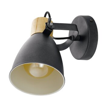 Eglo Lampor COSWARTH Väggspotlight Antracit, Brun, Vit, 1-ljuskällor
