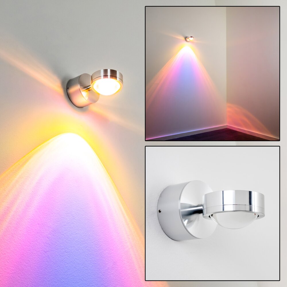 Harare Vägglampa, Vägglampa med lins LED Aluminium, 1-ljuskällor main product photo