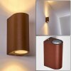 Norrelogum vägglampa utomhus, Vägglampa Rostfärger, 2-ljuskällor