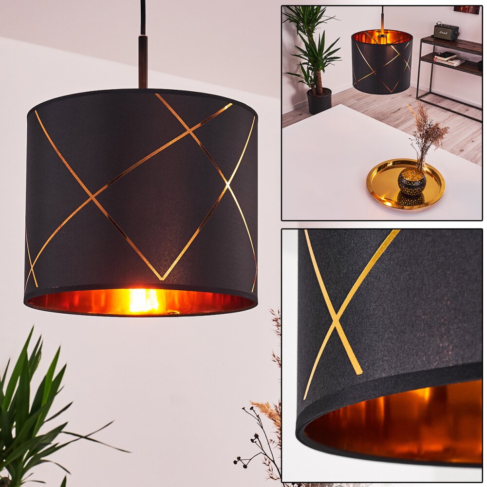 Opatija Pendellampa Svart, 1-ljuskällor main product photo