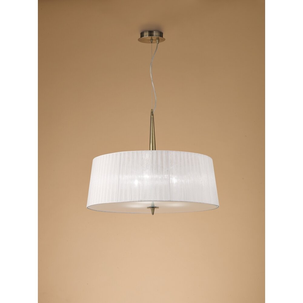 Mantra LOEWE Pendelbelysning Brun, 3-ljuskällor main product photo
