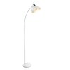 Globo ANITA Golvlampa, Golvlampa Vit, 1-ljuskällor