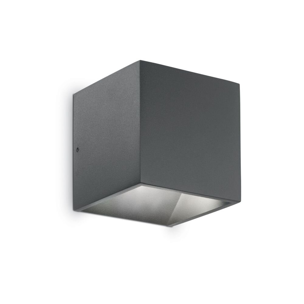 Ideallux RUBIK Vägglampa LED Antracit, 1-ljuskällor main product photo