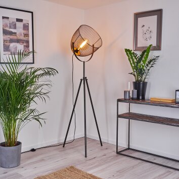 Wesa Golvlampa, Golvlampa Antik nickel, 1-ljuskällor