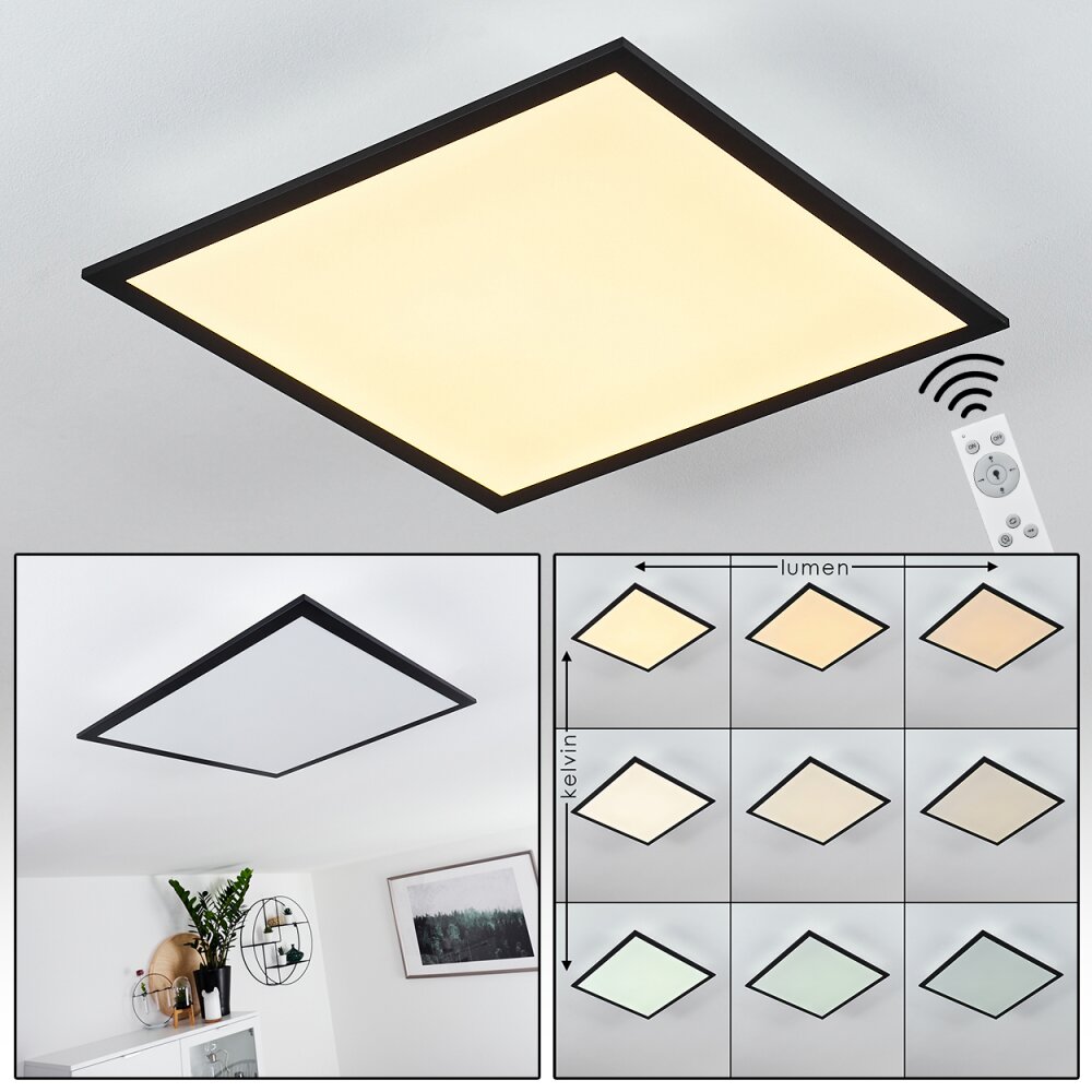 Farc LED Svart, Vit, 1-ljuskällor, Fjärrkontroll main product photo