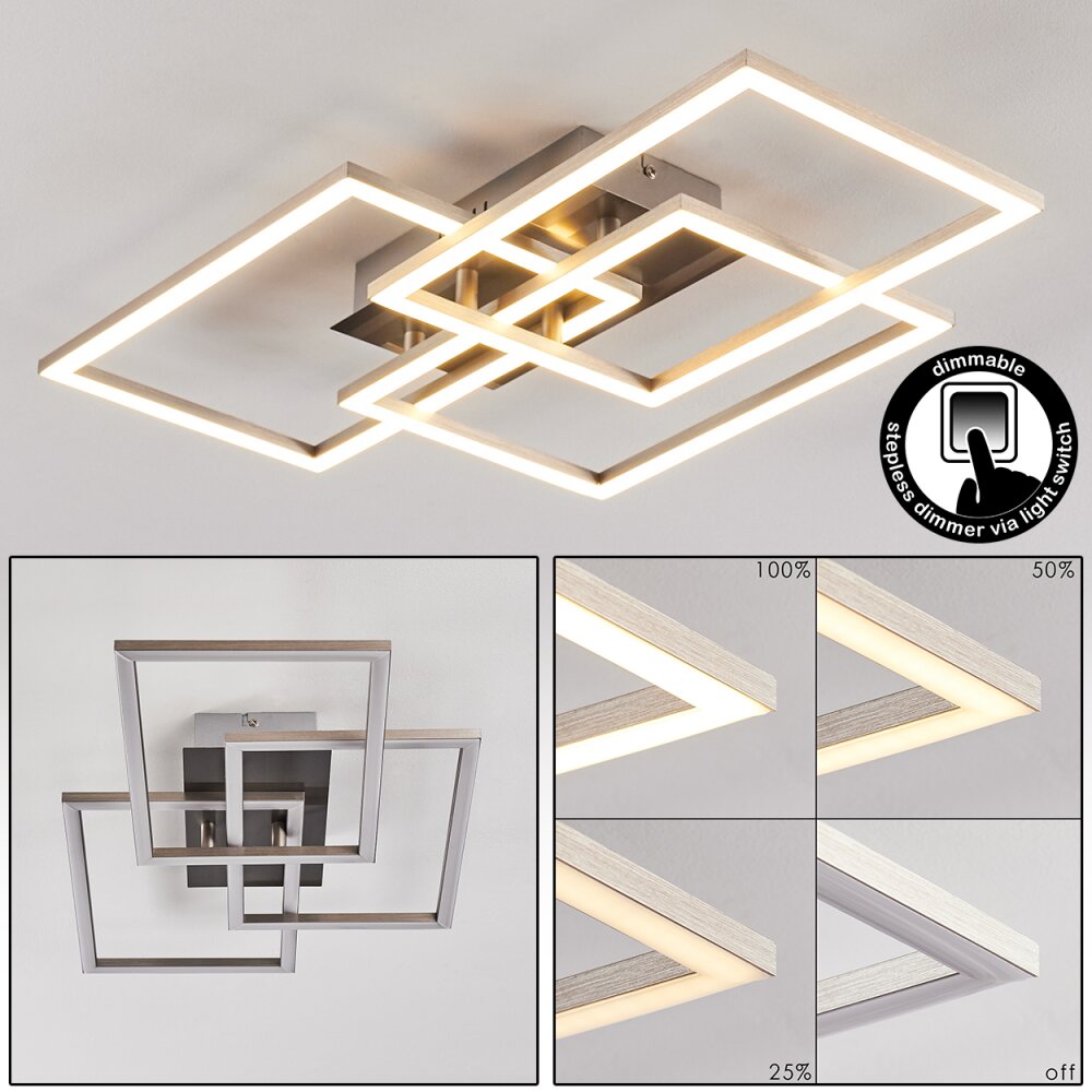 Cheka Taklampa LED Aluminium, 3-ljuskällor main product photo