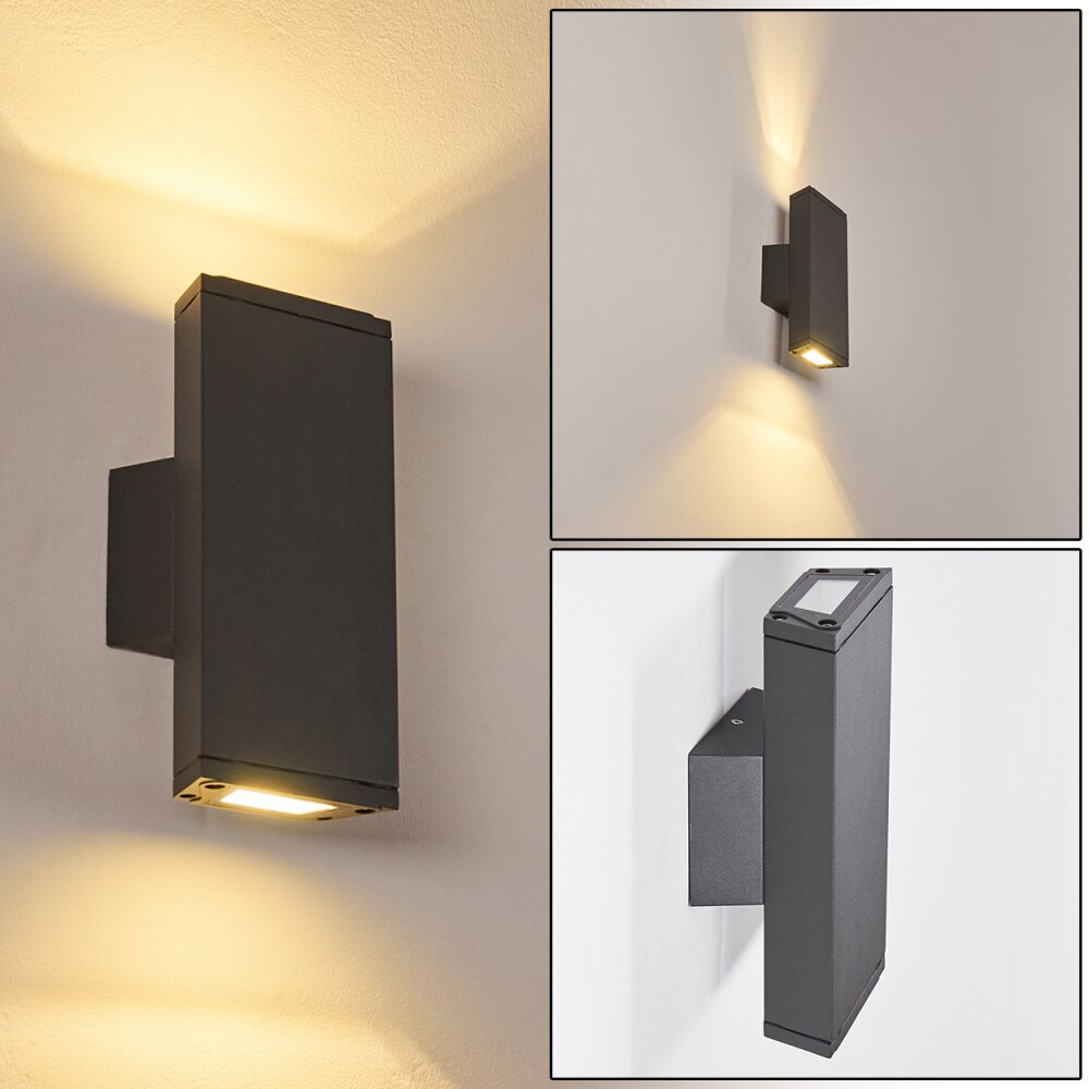 Roseau Vägglampa LED Antracit, 1-ljuskällor main product photo