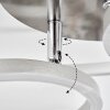 Malanje Taklampa LED Nickel matt, 3-ljuskällor