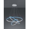 Trio Lampor Aaron Pendelbelysning LED Nickel matt, 1-ljuskällor, Fjärrkontroll, Färgväxlare