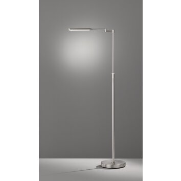 Honsel Lampor Nami Golvlampa, Golvlampa, Läslampa LED Nickel matt, 1-ljuskällor