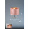 Honsel Lampor Aura Bordslampa Röd, 1-ljuskällor
