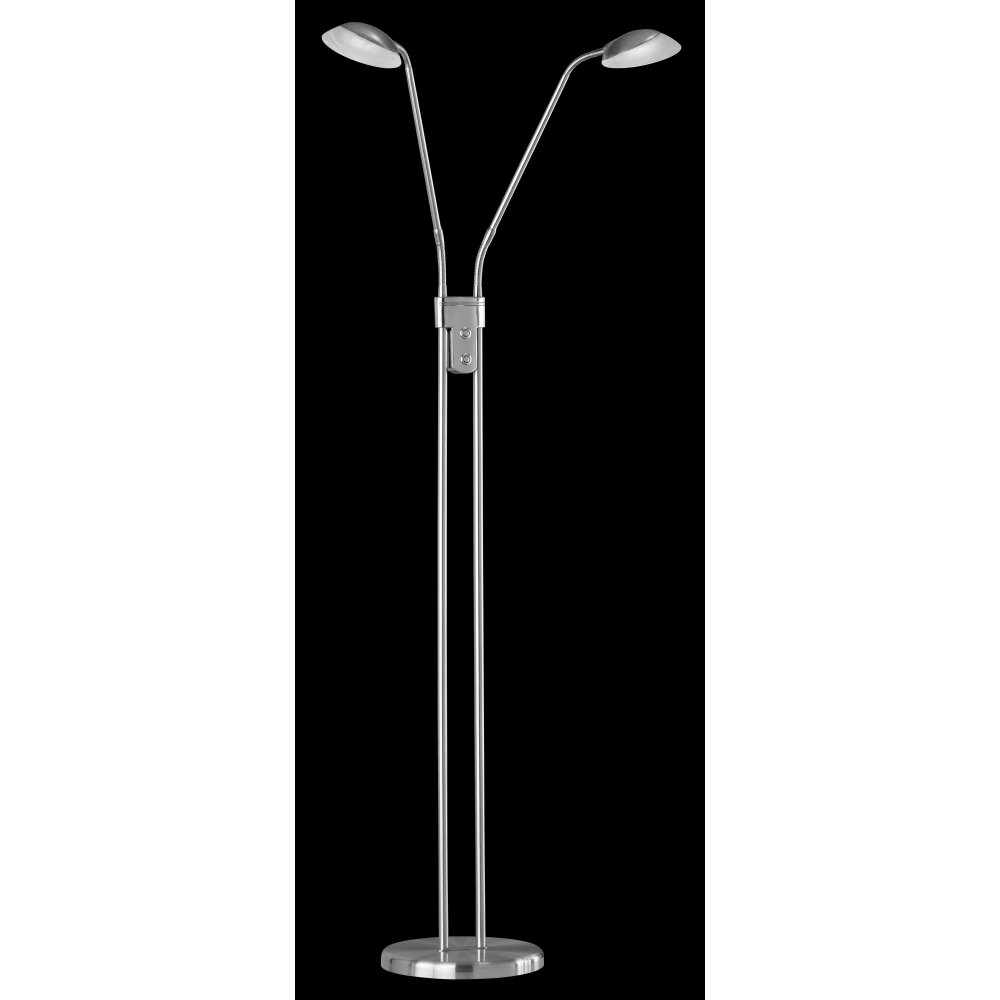 Honsel Lampor Pool Golvlampa, Läslampa LED Nickel matt, 2-ljuskällor, Rörelsedetektor main product photo