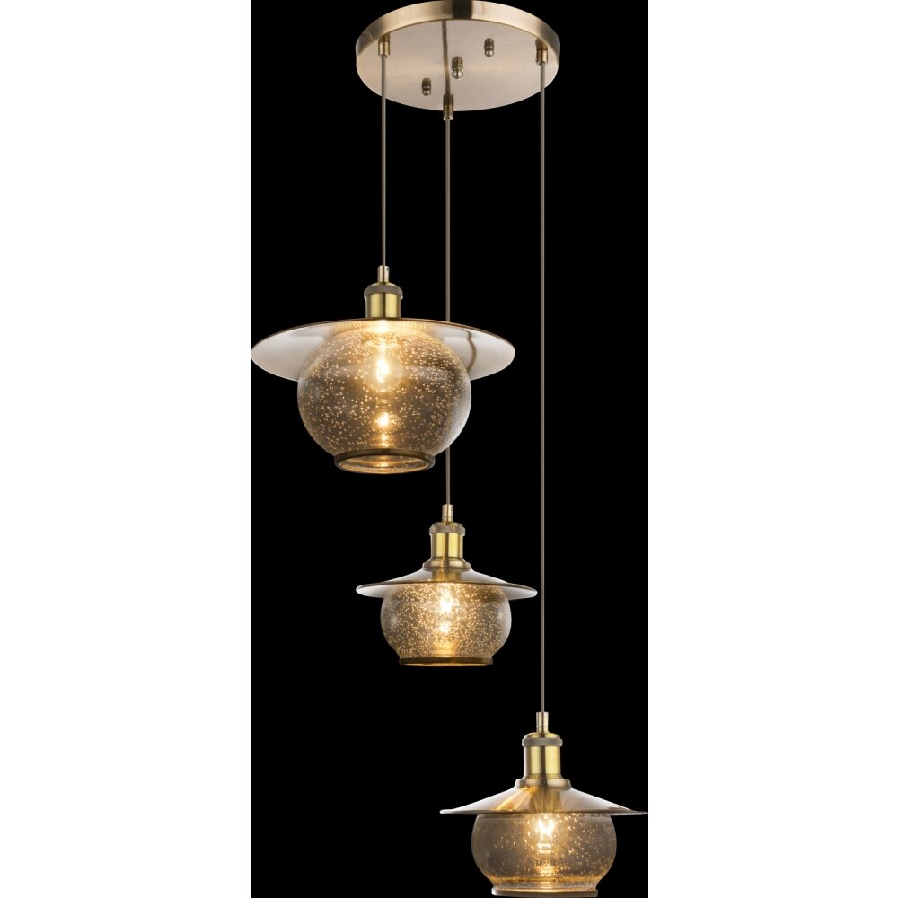 Globo NEVIS Pendellampa Brons, 3-ljuskällor main product photo
