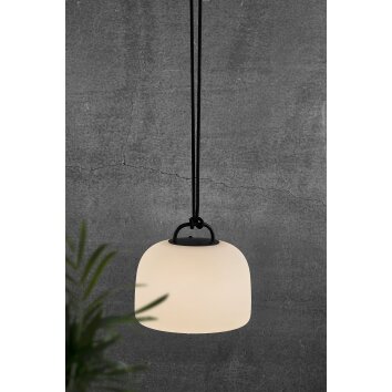 Nordlux KETTLE Pendellampa för utomhusbruk LED Vit, 1-ljuskällor