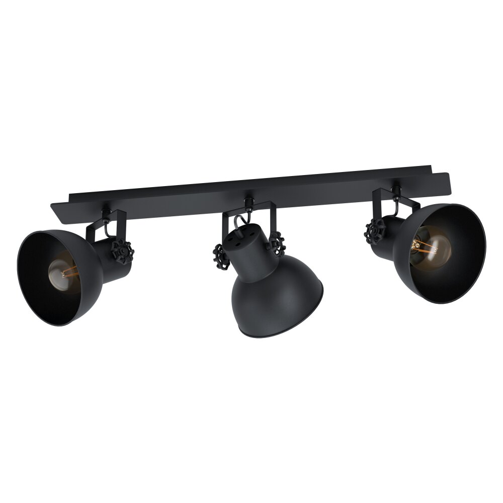 Eglo Lampor BARNSTAPLE Taklampa, Takstrålkastare Svart, 3-ljuskällor main product photo