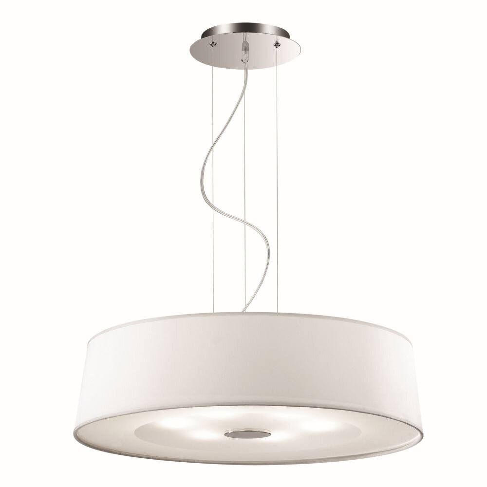 Ideallux HILTON Pendelbelysning Vit, 6-ljuskällor main product photo