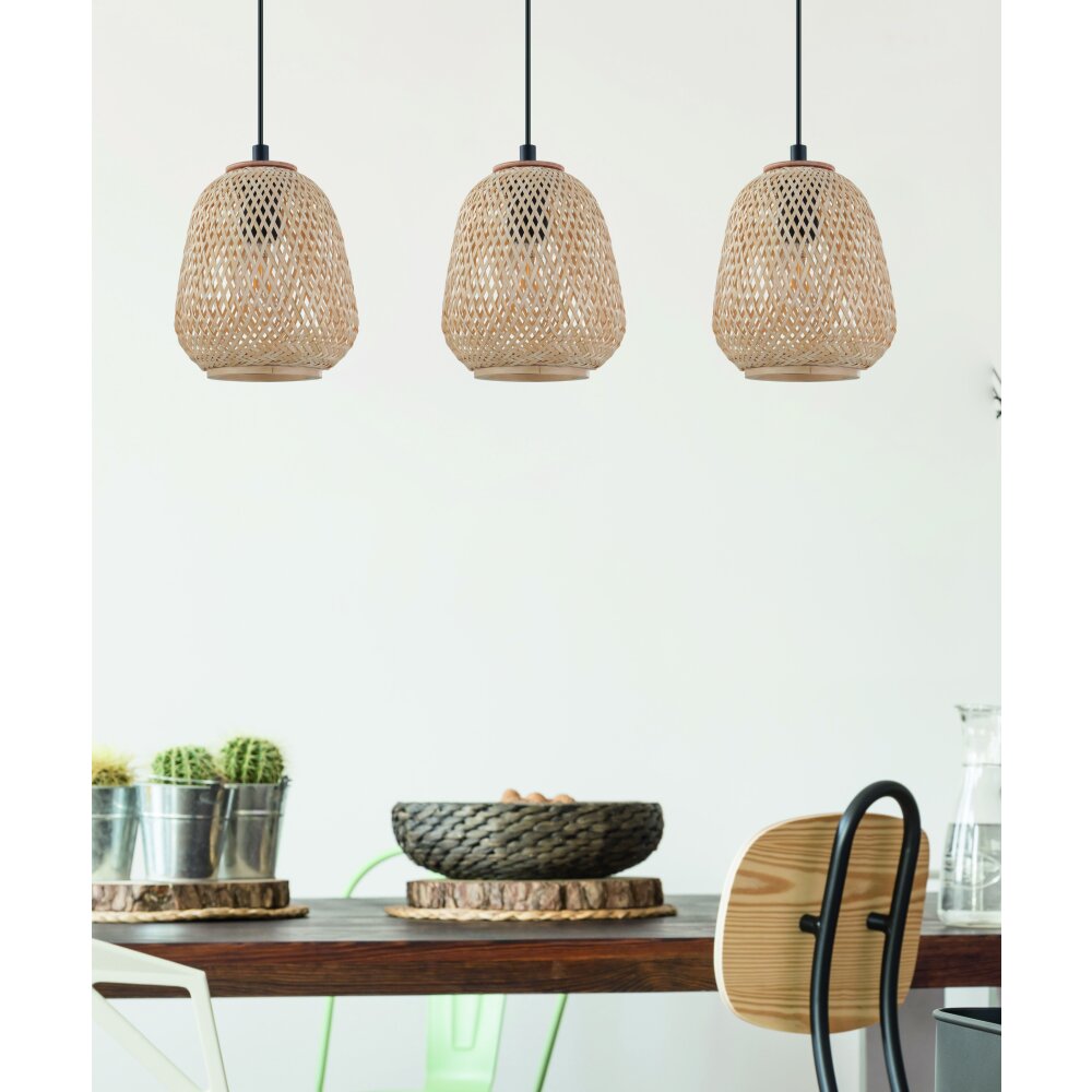 Eglo Lampor DEMBLEBY Pendellampa Svart, 3-ljuskällor main product photo
