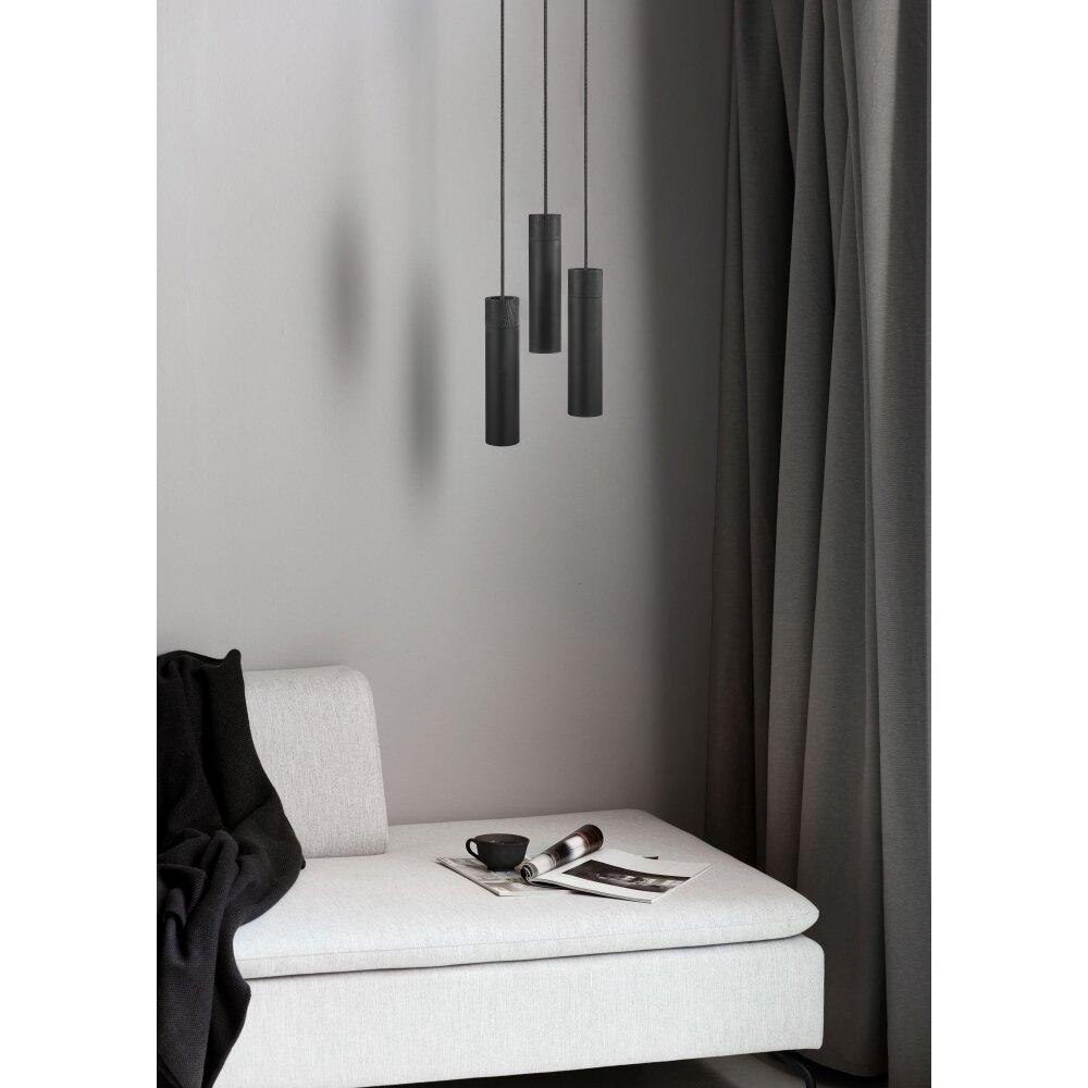 Nordlux TILO Pendelbelysning Svart, 3-ljuskällor main product photo