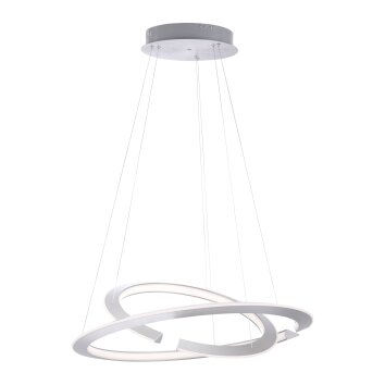 Paul Neuhaus Lampor ALESSA Pendelbelysning LED Silver, 2-ljuskällor, Fjärrkontroll