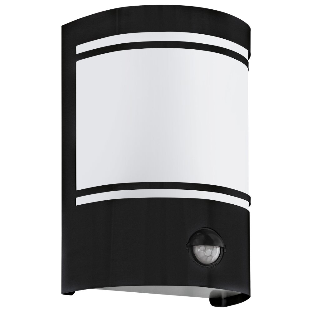 Eglo Lampor CERNO vägglampa utomhus Svart, 1-ljuskällor, Rörelsedetektor main product photo