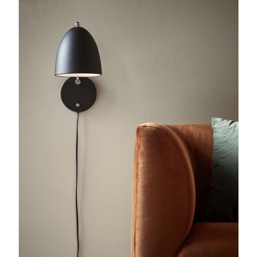 Nordlux ALEXANDER Vägglampa Svart, 1-ljuskällor main product photo