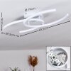 Guinea Taklampa LED Vit, 2-ljuskällor