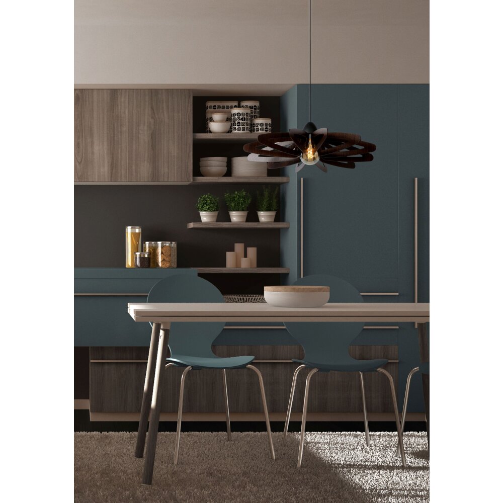 Lucide ZIDANE Pendellampa Svart, 1-ljuskällor main product photo