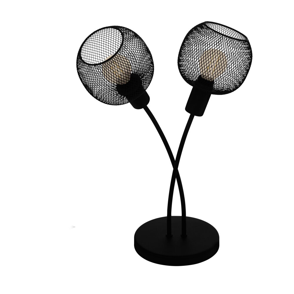 Eglo Lampor WRINGTON Bordslampa Svart, 2-ljuskällor main product photo