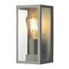 Lutec Lampor Mondrian vägglampa utomhus Silver, 1-ljuskällor