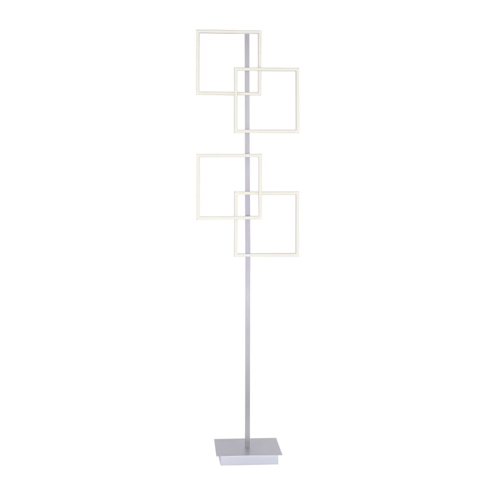 Paul Neuhaus INIGO Golvlampa LED Rostfritt stål, 4-ljuskällor, Fjärrkontroll main product photo