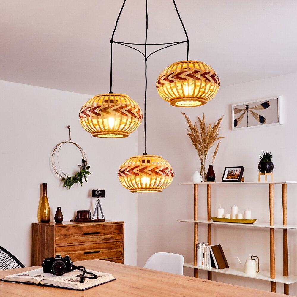 Jaurama Pendellampa Svart, 3-ljuskällor main product photo