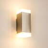 Tibor vägglampa utomhus, Vägglampa LED Rostfritt stål, 2-ljuskällor