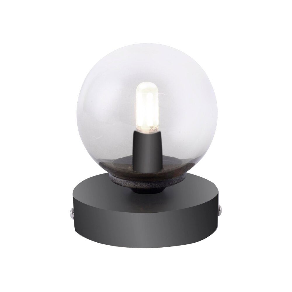 Paul Neuhaus Lampor WIDOW Bordslampa LED Nickel matt, Svart, 1-ljuskällor main product photo