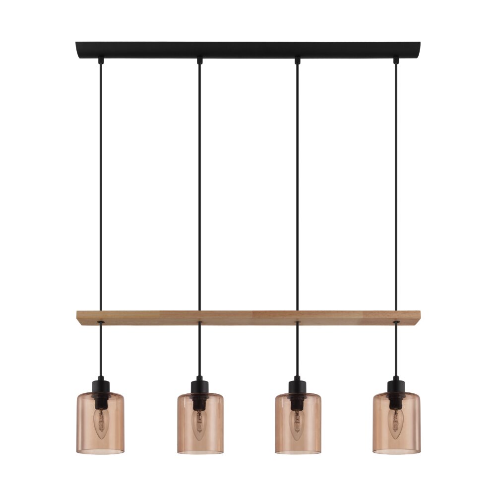 Eglo COOLMONT Pendellampa cremefärgad, Svart, 4-ljuskällor main product photo