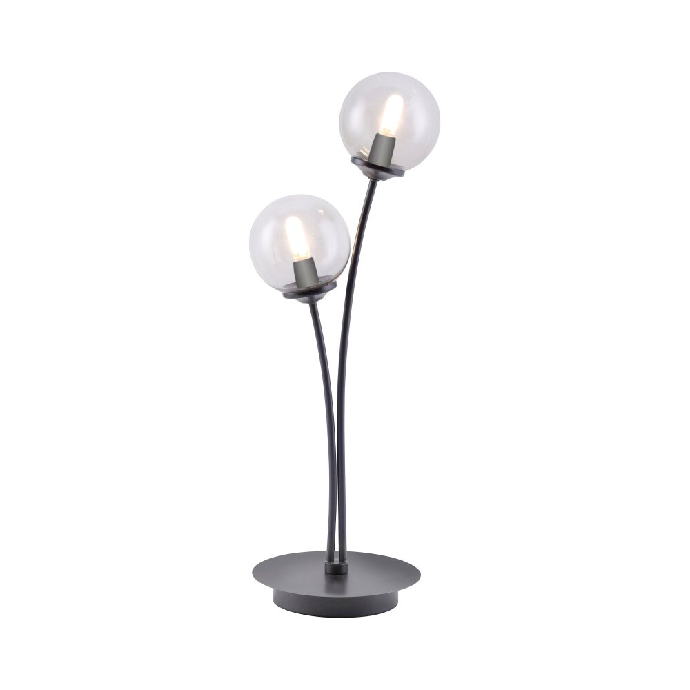 Paul Neuhaus Lampor WIDOW Bordslampa LED Nickel matt, Svart, 2-ljuskällor main product photo